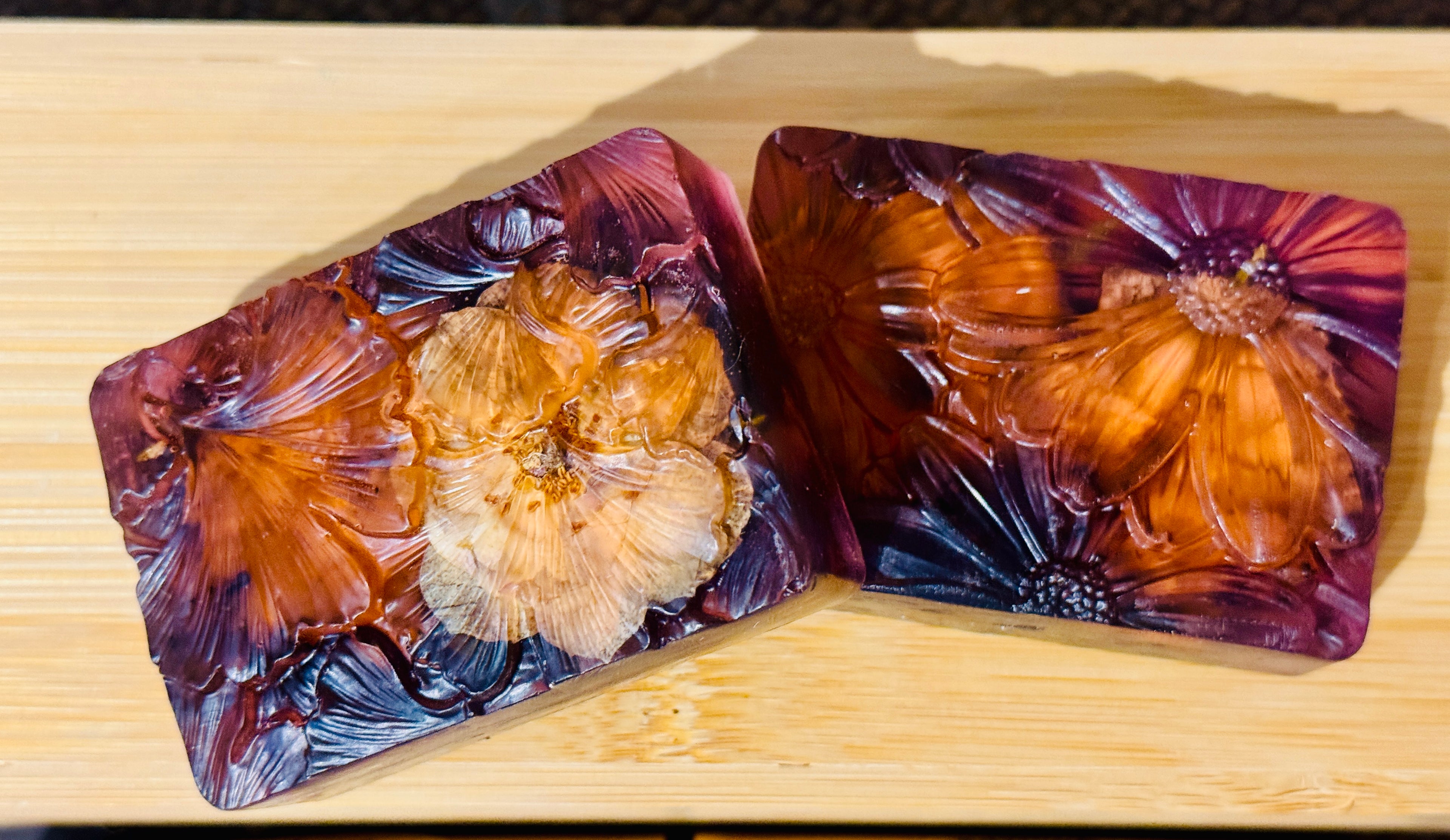 Jojoba Oil Soap With Dried Lavender Buds and Fragrance